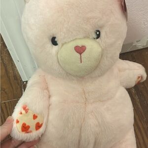Gigglescape Blush Teddy Bear with Heart Details
